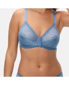 Soutien-gorge Ideal Posture bleu océan