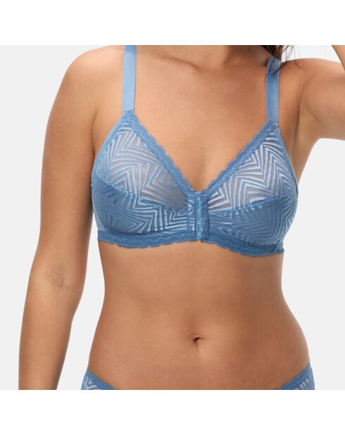 Soutien-gorge Ideal Posture bleu océan