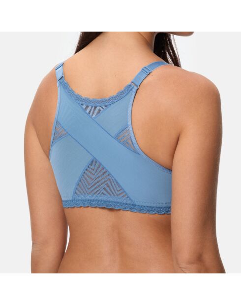 Soutien-gorge Ideal Posture bleu océan