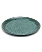 4 Assiettes en Céramique The Aqua  bleues - D.28 cm