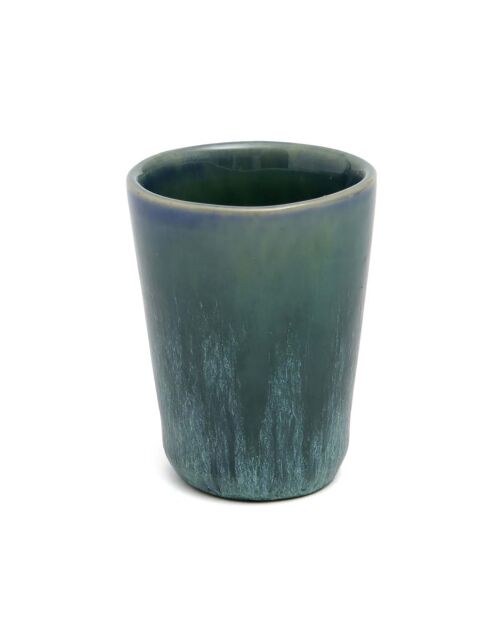 4 Tasses à espresso en Céramique The Aqua  bleues - D.5.5 cm