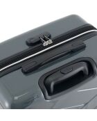 3 Valises extensibles 4 roues doubles 76/66/55 cm gris foncé