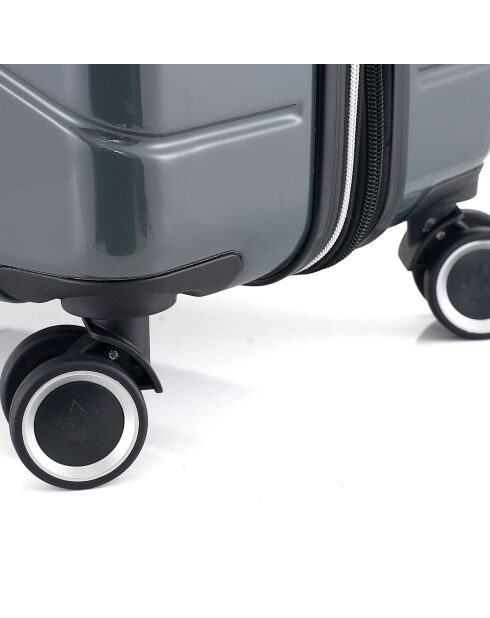 3 Valises extensibles 4 roues doubles 76/66/55 cm gris foncé