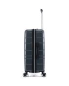 3 Valises extensibles 4 roues doubles 76/66/55 cm gris foncé