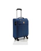 Valise Cabine 4 roues simples 55 cm & Vanity bleu marine