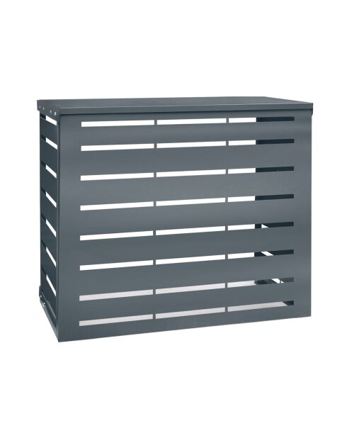 Funda de aire acondicionado exterior de modelo pequeño gris antracita