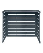 Cache clim extérieur petit modèle gris anthracite