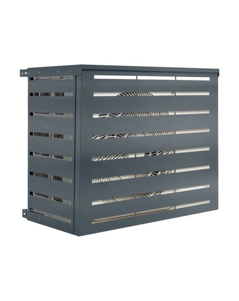 Funda de aire acondicionado exterior de modelo pequeño gris antracita