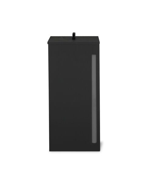 Réservoir à granules et pellets 55kg noir mat