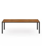Ensemble repas Timbia 10 places noir/bois