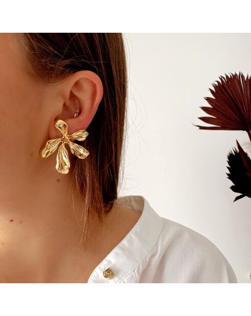 Boucles d'oreilles Evening dorées