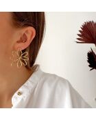 Boucles d'oreilles Eventid dorées