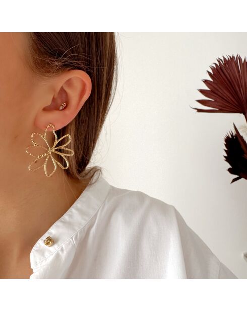 Boucles d'oreilles Eventid dorées