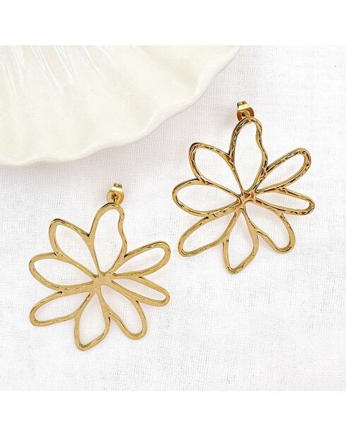 Boucles d'oreilles Eventid dorées