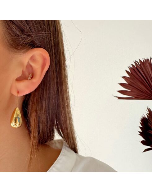 Boucles d'oreilles Nyra dorées