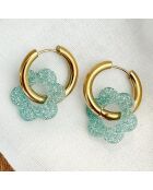 Boucles d'oreilles Velluto bleu clair