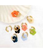 Boucles d'oreilles Haze vertes