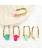 Boucles d'oreilles Lone roses