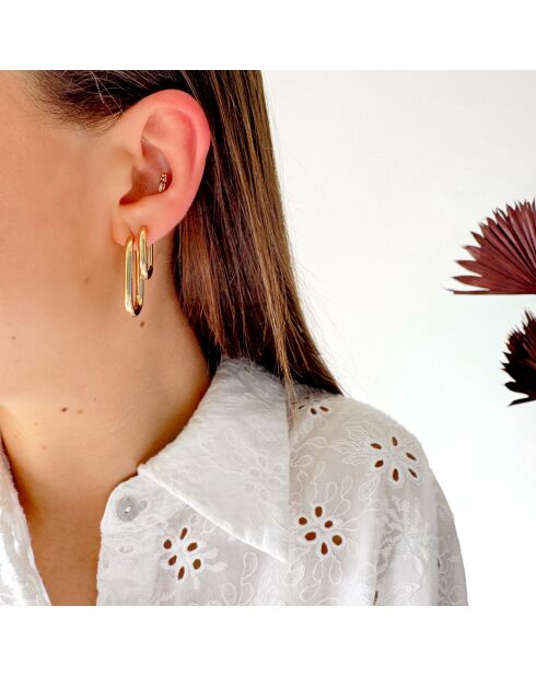 Boucles d'oreilles Light dorées