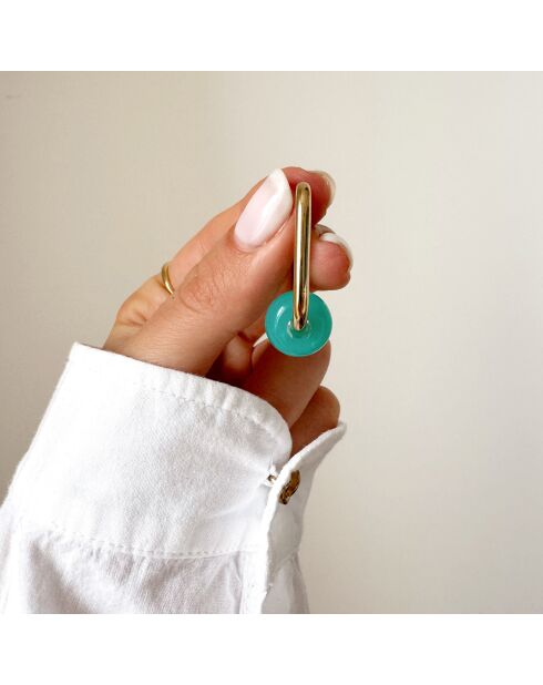 Boucles d'oreilles Lone bleues