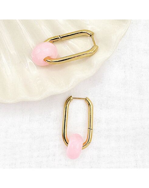 Boucles d'oreilles Lone roses