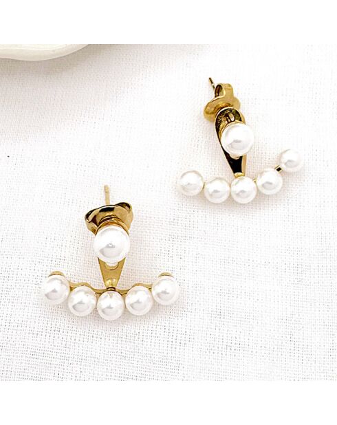 Boucles d'oreilles Camille dorées