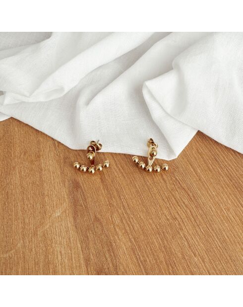 Boucles d'oreilles Lampone dorées