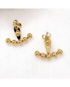 Boucles d'oreilles Lampone dorées