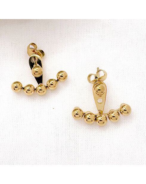 Boucles d'oreilles Lampone dorées