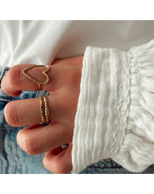 Bague Nacara dorées