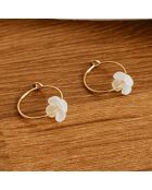 Boucles d'oreilles Louna dorées