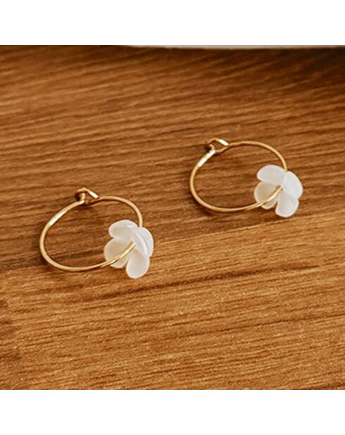Boucles d'oreilles Louna dorées