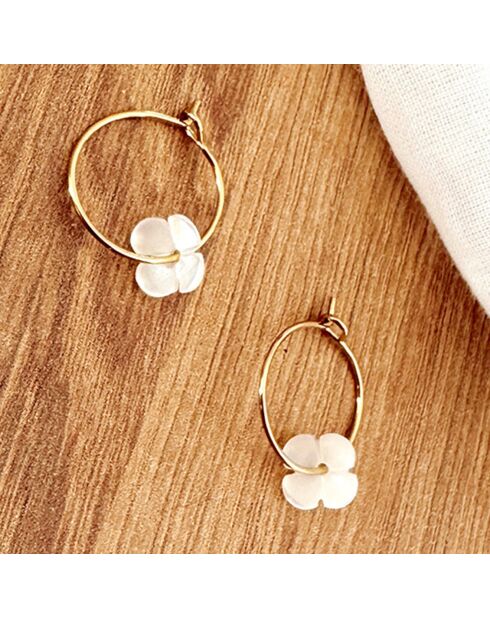 Boucles d'oreilles Louna dorées