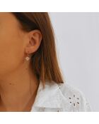 Boucles d'oreilles Louna dorées