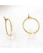 Boucles d'oreilles Louna dorées