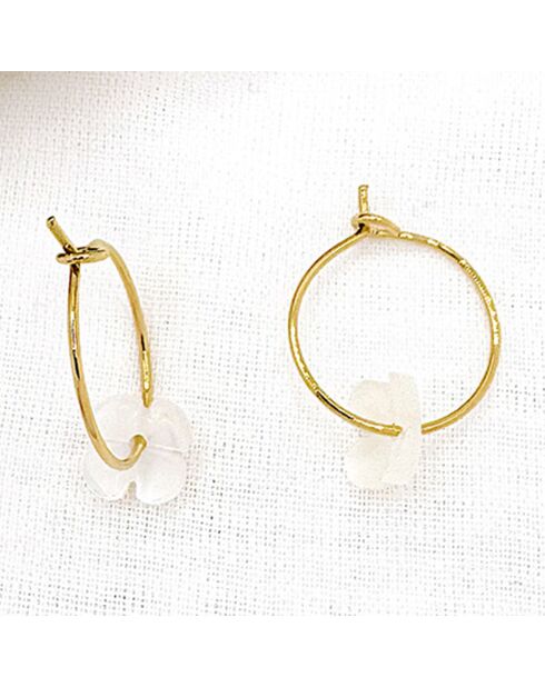 Boucles d'oreilles Louna dorées