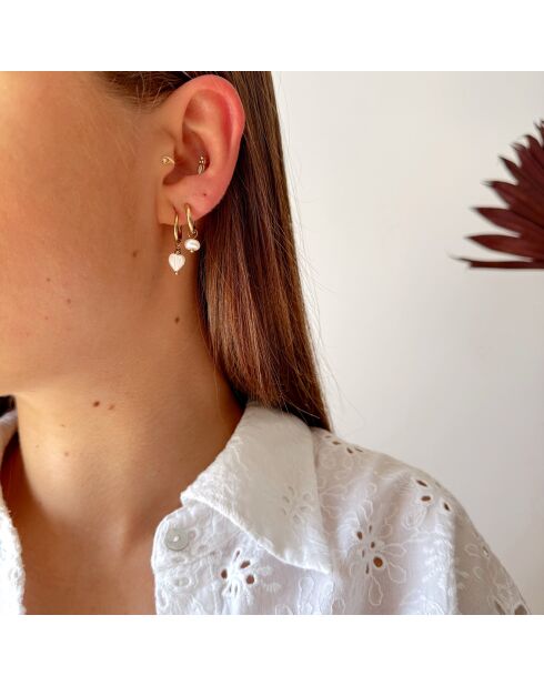 Boucles d'oreilles Lull dorées