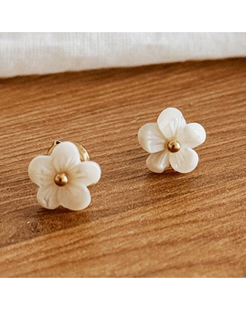 Boucles d'oreilles Zoe dorées