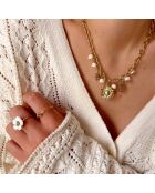 Bague Ocean dorée