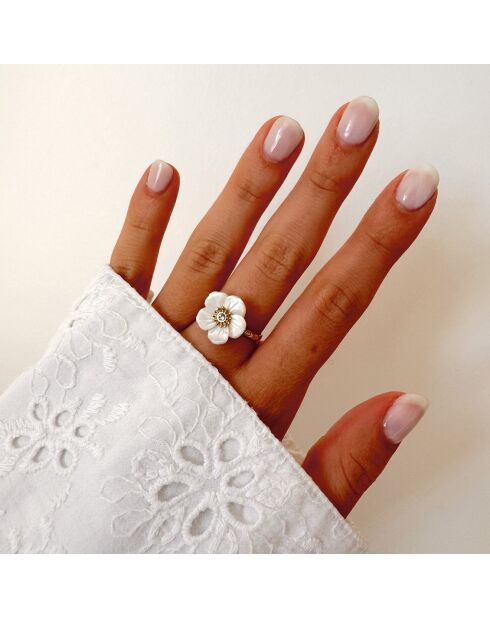 Bague Ocean dorée