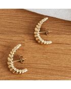 Boucles d'oreilles Julia dorées