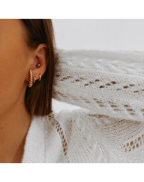 Boucles d'oreilles Julia dorées