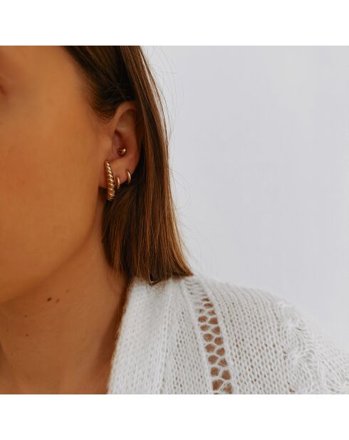 Boucles d'oreilles Julia dorées