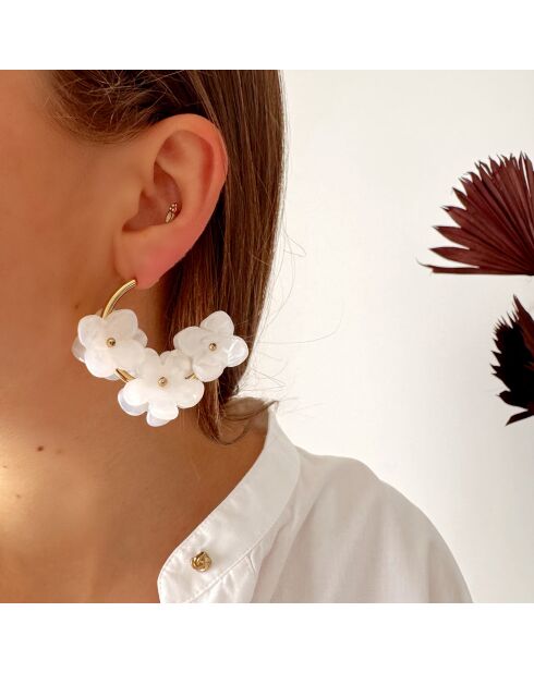 Boucles d'oreilles Gleam dorées