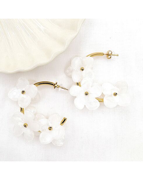 Boucles d'oreilles Gleam dorées