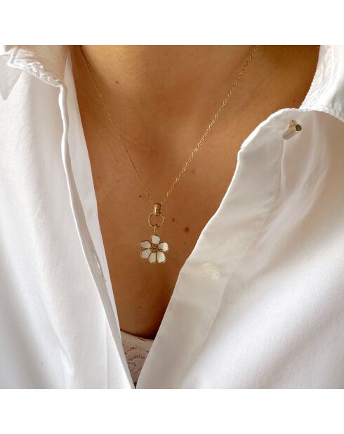 Collier Poem doré