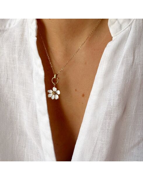 Collier Poem doré