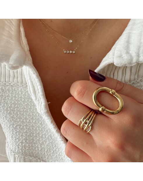 Bague Nocciola dorée
