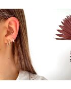 Boucles d'oreilles Mellow blanches