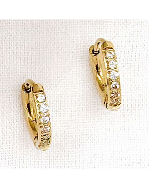 Boucles d'oreilles Mellow blanches